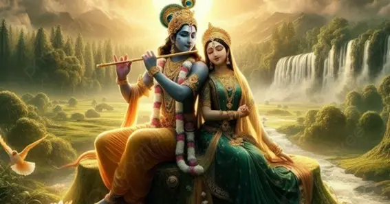romantic radha krishna images