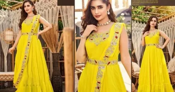 haldi dress for women